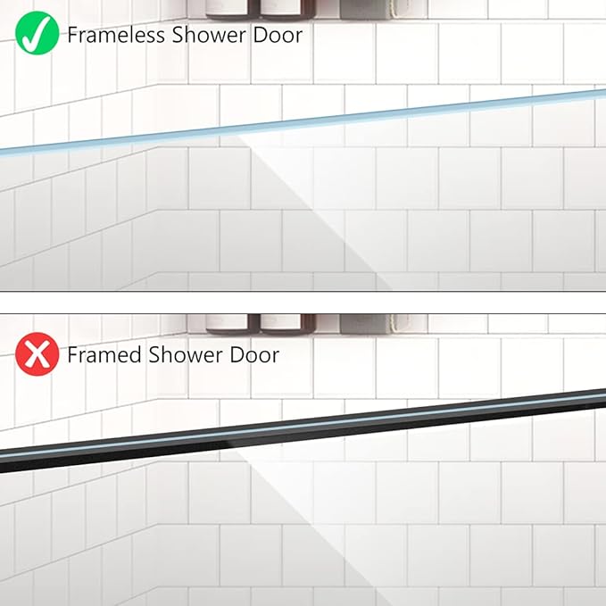 NINETREX Shower Door Hooks,Over Glass Door Hooks for Bathrooms Frameless Glass,Heavy Duty SUS 304 Stainless Steel Hook for Towels,Squeegee,Loofah,Shaver,Robe,4 Pack,Black