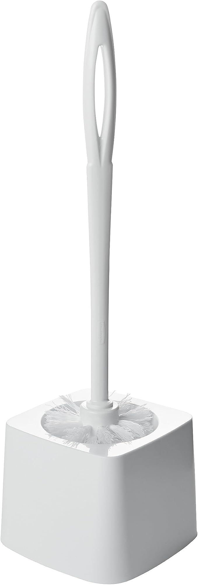 Rubbermaid Commercial Products 15" Toilet Brush, White, Toilet Bowl Brush for Bathroom, Professional/Janitorial Scrub Brush for Toilet