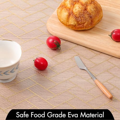 Cooyes Shelf Liner for Kitchen Cabinets – Non-Adhesive Drawer Liner