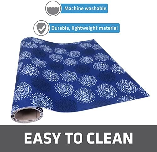 Drymate Premium XL Under Sink Mat, Waterproof Liners, 24”x59”, Good Blue