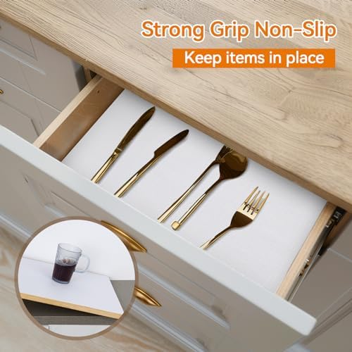 Shelf and Drawer Liner for Kitchen Cabinet Non-Adhesive Non Slip