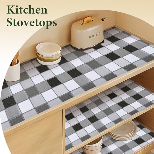 Drawer and Shelf Liner for Kitchen Cabinet: 23.6 in X 20 Ft Non Slip