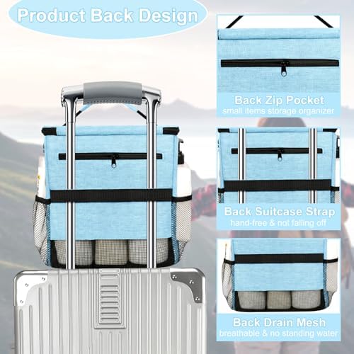 Attmu Mesh Shower Caddy Portable for Dorm Room Essentials, Shower Tote Bag