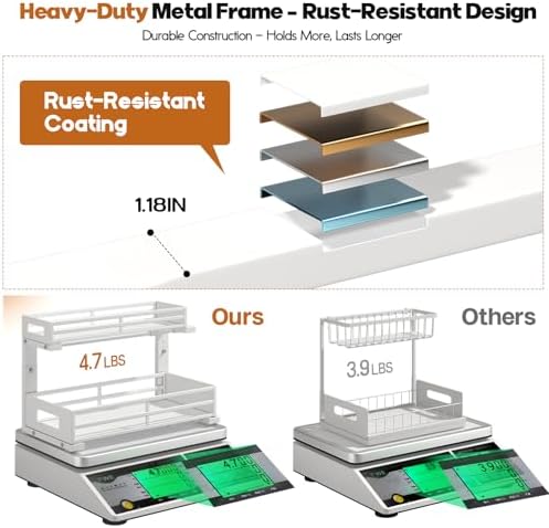 2-Pack 17"Deep Under Sink Organizer And Storage, 2-Tier L-Shaped Pull Out Cabinet Organizer with Upgraded Slide Rails, Height Adjustable Drawers for Kitchen&Bathroom, Extra-Large Storage Shelves–Gray