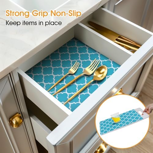 Shelf and Drawer Liner for Kitchen Cabinet Non-Adhesive Non Slip