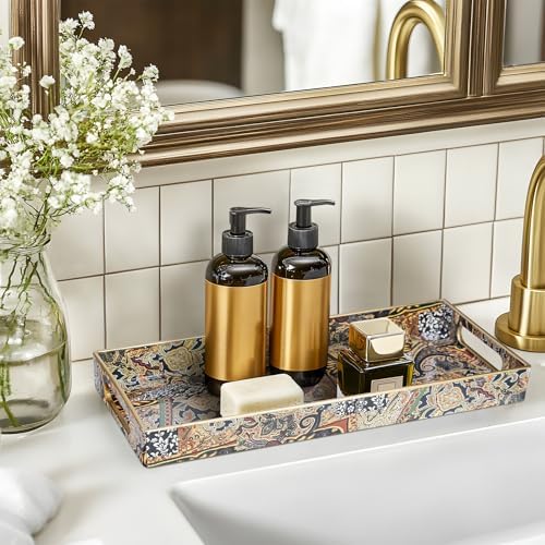 MAONAME Bathroom Vanity for Countertop, Plastic Decorative Trays