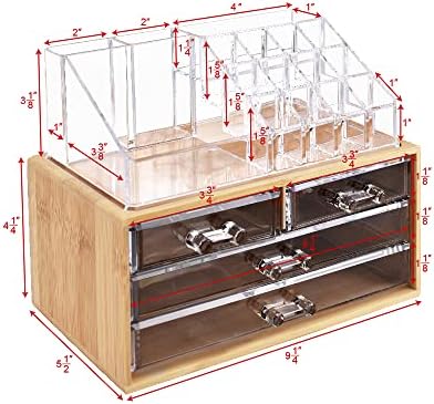 Ikee Design Acrylic Clear Baboom Makeup Cosmetics Lip Gloss Organizer