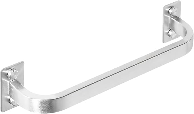 Mooche Bathroom Towel Bar, 10 inch Towel Racks for Bathroom Wall Mounted, SUS304 Stainless Steel Heavy Duty Towel Holder Bathroom Accessories Modern Home Decor, Brushed Finished
