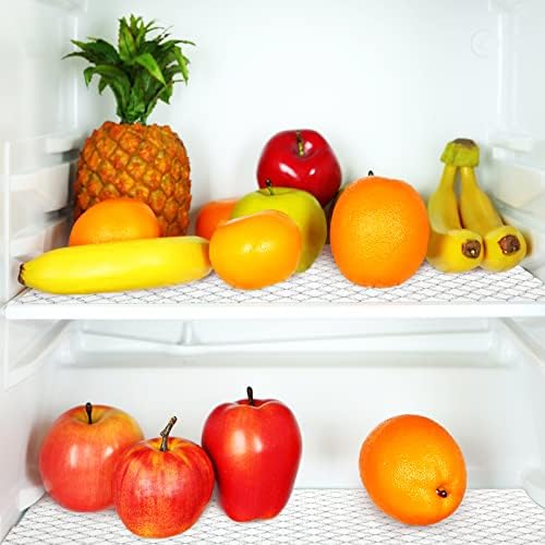 Amyhill 10 Pcs Refrigerator Liners Absorbent Fridge Shelf Mats, Stylish