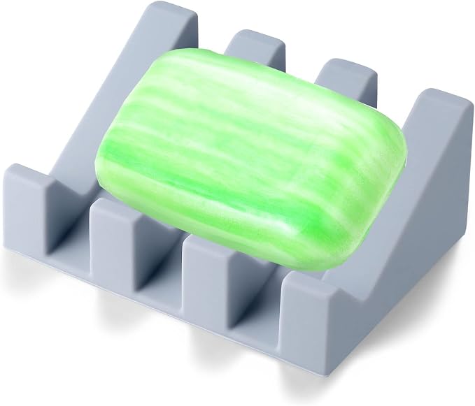 Soap Dish, Bar Soap Holder for Shower for Bathroom, Kitchen, Bathtub, Easy to Clean, Keep Soap Dry, Extend Soap Life