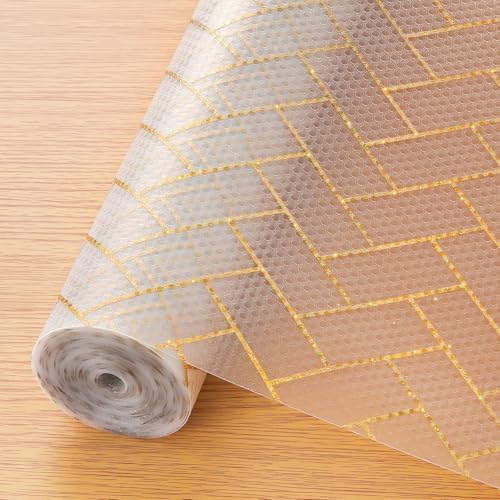 Cooyes Shelf Liner for Kitchen Cabinets – Non-Adhesive Drawer Liner