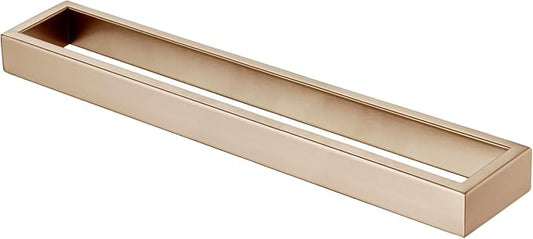 KOKOSIRI Towel Holder 16-Inch Hand Towel Bar Kitchen Rack Champagne Bronze Stainless Steel for Bathroom Wall Mount, 1 Pack B4008CPG-L16