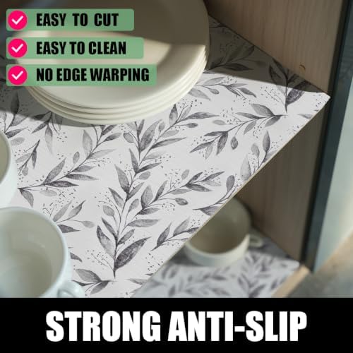 Shelf Drawer Liners Non Adhesive and Strong Non-Slip Waterproof
