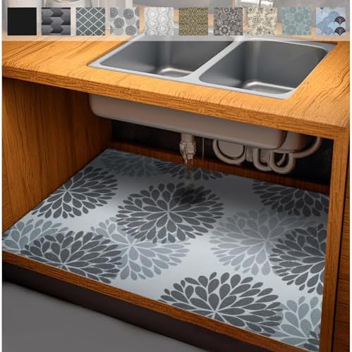 AiBOB Waterproof Under Sink Mat, Absorbent Cabinet Protector, 24" x 36"