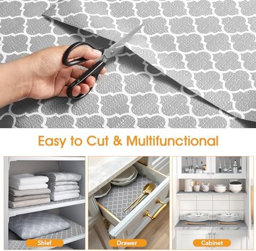 Shelf and Drawer Liner for Kitchen Cabinet Non-Adhesive Non Slip