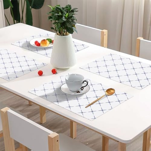Drawer Shelf and Cabinet Liner, Thick Strong Grip,Shelf Liners Non-Adhesive Liners Protect Kitchen Cabinets and Cupboard, Bathroom Drawers,Under Sink Mat, 23.6IN X 30FT, Blue Stripe