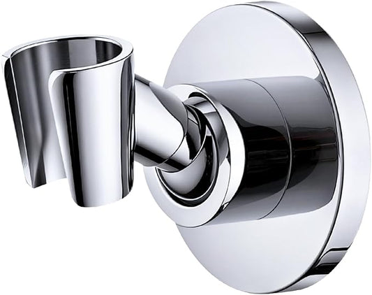 Metal Shower Head Holder, Adjustable Shower Wand Holder, Easy Install with Strong Adhesive or Drill Kit