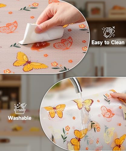 Cooyes Shelf Liner Non-Adhesive Cabinet Drawer Liner for Kitchen 11.8"x118"