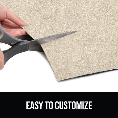 GORILLA GRIP LeakGuard Under Sink Mat for Kitchen Cabinet, 24x40 Beige