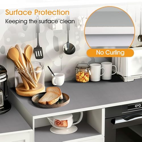 Shelf and Drawer Liner for Kitchen Cabinet Non-Adhesive Non Slip