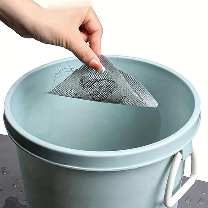 20 Pcs Disposable Shower Drain Hair Catcher Mesh Stickers | Bathroom Drain Trap Fine Mesh, Kitchen Drain Strainer, Fits Dishwasher, Fits Microwave, Freezer, Refrigerator