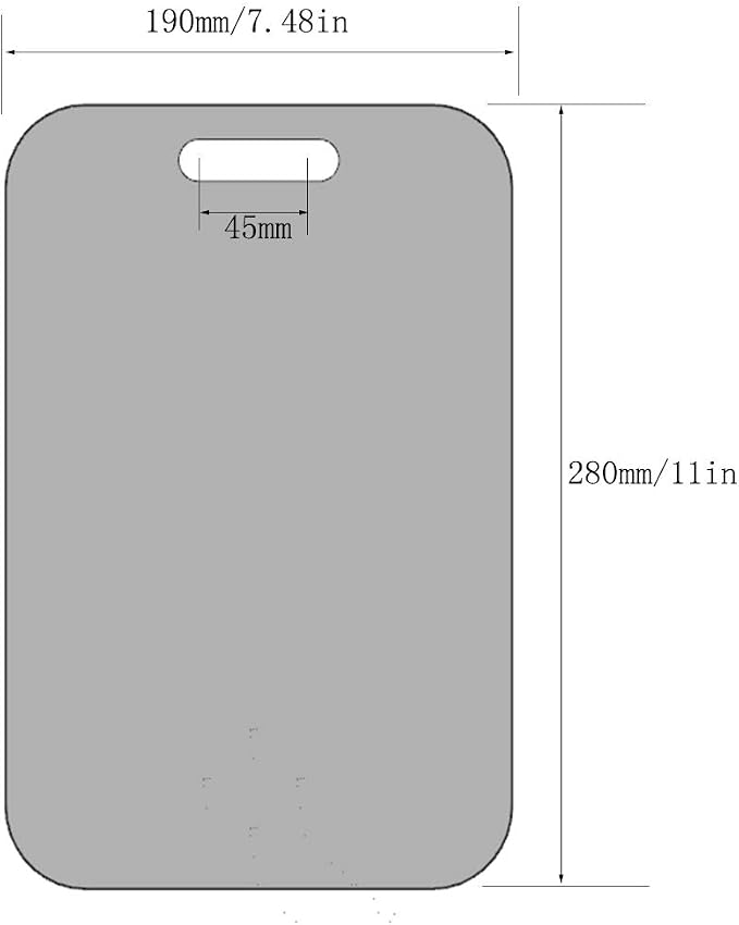 APHUIME Large Fogless Shower Mirror, Anit-Fog Shaving Mirror with Hook | Deluxe Large Anti Fog and Shatterproof Mirror in Bathroom(11 in X 7.48 in)