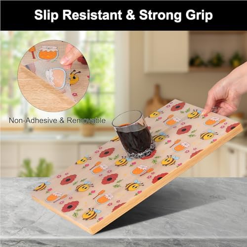 Cooyes Shelf Liner Non-Adhesive Cabinet Drawer Liner for Kitchen 23.6"x236"
