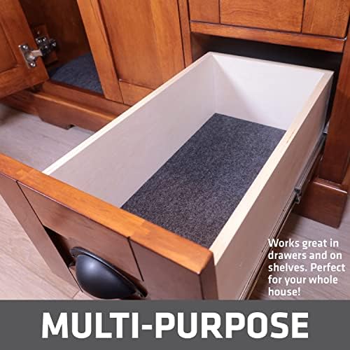 Drymate Premium XL Under Sink Mat, Waterproof Liners, 24”x59”, Charcoal