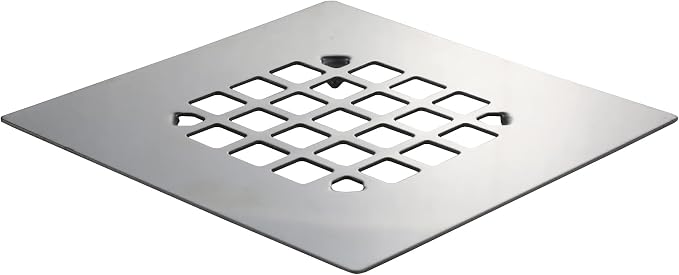 Danco Square Snap-in Shower Drain Cover in Chrome, (11034)