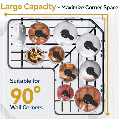 YASONIC Corner Shower Caddy Adhesive, 100% Rustproof Shower Organizer, No Drill Shower Shelf for Inside Shower, Wall-Mounted Shower Storage for Homes (2 Pack, Black)