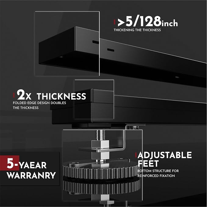 WEBANG 12 Inch Linear Shower Drain Rectangular Floor Drain with Accessories Reversible 2-in-1 Cover Tile Insert Grate Removable SUS304 Stainless Steel CUPC Certified Matte Black