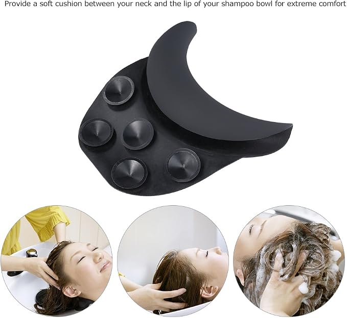 Salon Neck Pillow, Shampoo Bowl Gel Neck Rest Cushion Hair Washing Sink Basin Tool 2 Pack