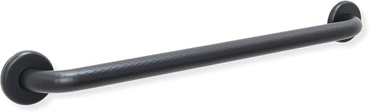 42” Shower Handle Shur Grip | 304 Stainless Steel Grab Bars for Bathtubs and Showers | Matte Black ADA Standard Hand Rails for Seniors, Children, Injured People | Supports Upto 400lbs
