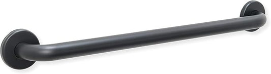 48” Shower Handle Smooth Grip | 304 Stainless Steel Grab Bars for Bathtubs and Showers | Matte Black ADA Standard Hand Rails for Seniors, Children, Injured People | Supports Upto 400lbs
