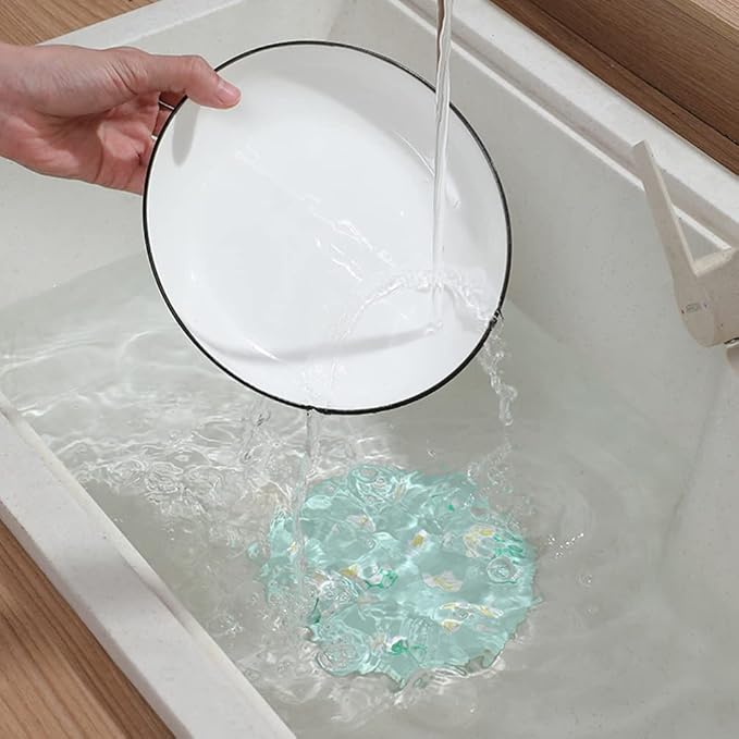 3pcs Anti Odor Mat Silicone Bathtub Stopper Drain Stopper Drain Plug Flat Cover for Kitchen Bathroom Laundry Shower Floor