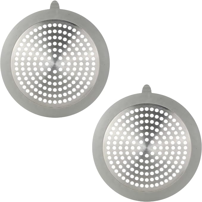 Danco Bathroom Sink & Tub Hair Catcher & Drain Protector, 2-Pack (11040P)