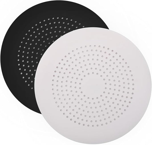 2-Pack Drain Hair Catcher Durable Silicone Hair Stopper Shower Drain Covers Easy to Install and Clean Suit for Bathroom Bathtub and Kitchen