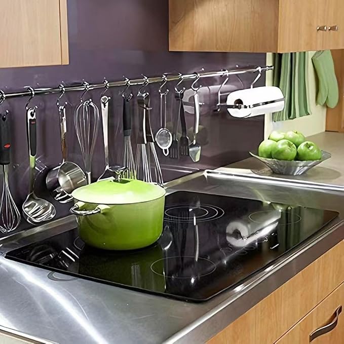 18 Pcs Heavy Duty 4.7 Inches Extra Large S Shape Hooks Heavy-Duty Metal Hanging Hooks Apply Kitchenware Bathroom Utensils Plants Towels Gardening Multiple uses Tools (Silver)