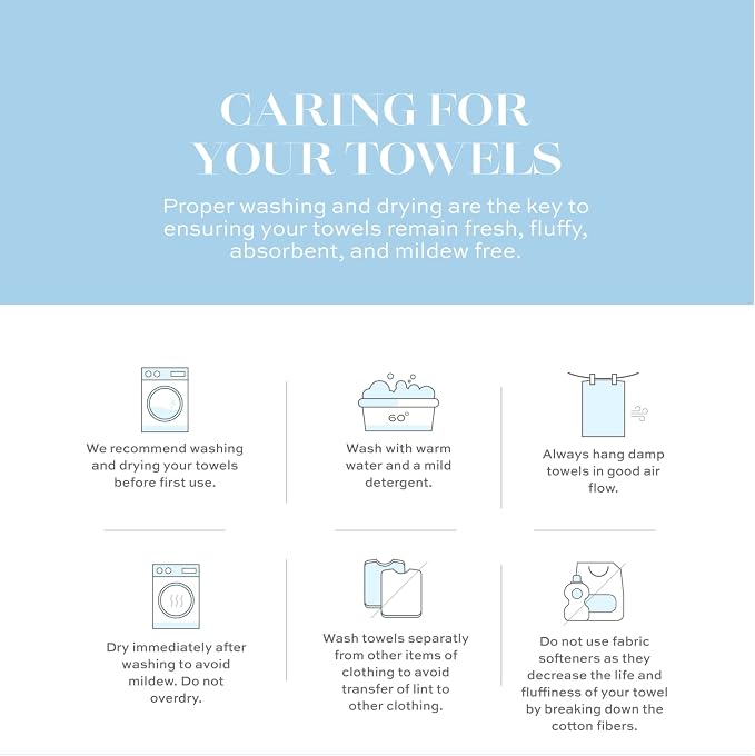 White Classic Luxury Bath Towel Set of 8 Pieces - 100% Turkish Cotton Highly Absorbent Towels for Bathroom, 2 Luxury Bath Towels 700GSM, 2 Hand Towels, 4 Washcloths, Aqua