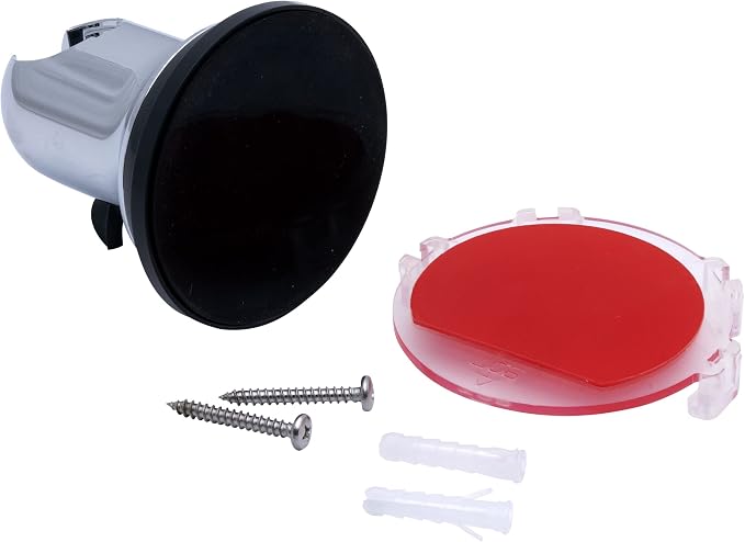 Plumb Pak PP828-68 Suction Cup Shower Head Wall Mount Holder, Chrome
