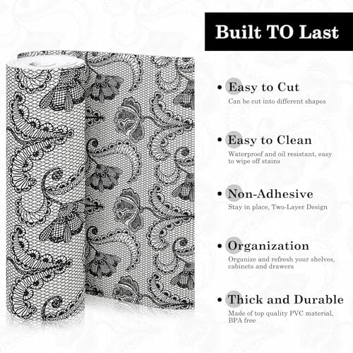 Drawer and Shelf Liner for Kitchen Cabinets, 18IN X 10FT