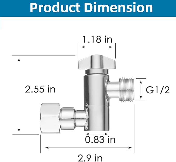 Metal Shower Head Elbow Adapter, 360 ° Adjustable Swivel Brass Showerhead Adapter Brushed Silver