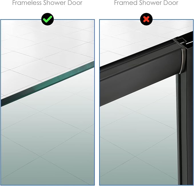 Simtive Shower Door Hooks (2-Pack), Towel Hooks for Bathroom Frameless Glass Squeegee Hooks, Black