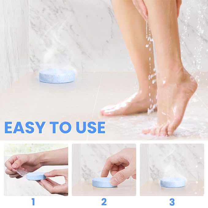 CalmNFiz Shower Steamers Aromatherapy Self Care Gifts 8 Pack Set, Blue | Birthday Gifts for Women, Mom, Wife, Friend, Teacher, Shower Bombs Essential Oil Tablets 8 Fragrances, Self-Care Relaxation