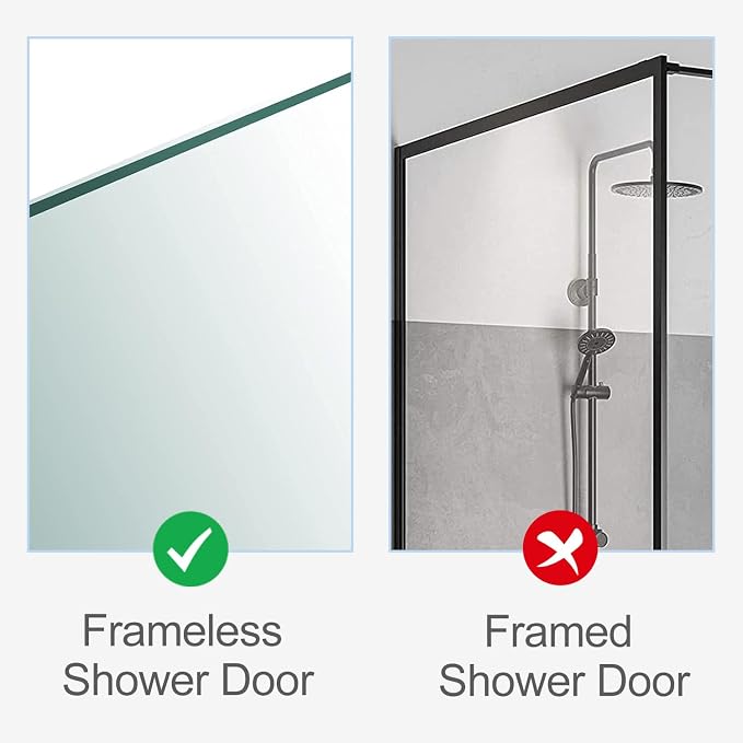 Taozun Shower Door Hooks, 3-Pack Towel Hooks for Bathroom Frameless Glass Door, Shower Squeegee Hook, Silver, Stainless Steel