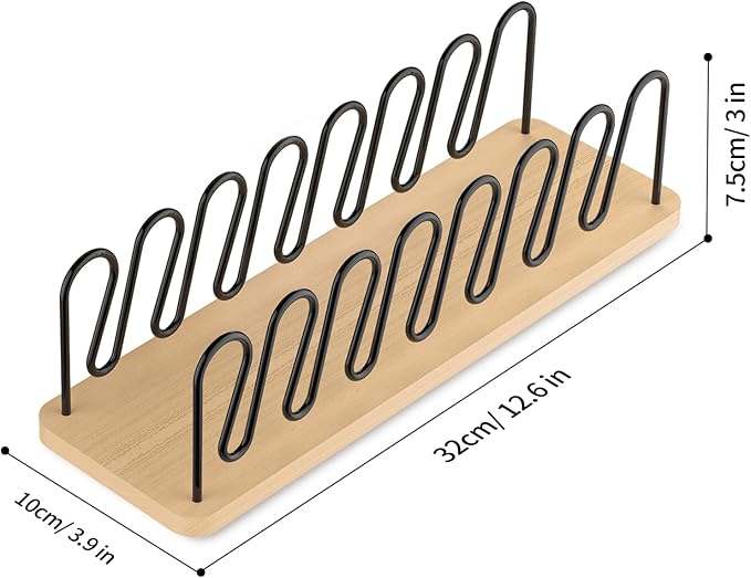 Hat Organizer for Baseball Caps 2 Pack, Premium Wood and Metal Design Hat Storage for 14 Baseball Caps, Tabletop Hat Racks for Closet, Dresser, Entrance (2PCS)