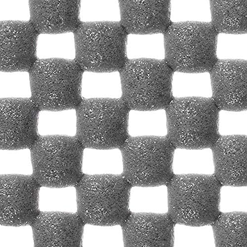 Shelf Liner Drawer Liner Non-Slip Mat Shelves Liners 12" X6.5’ Grid Pattern PVC Non-Adhesive Grip Liner Anti-Slip Mat for Kitchen Cabinets Wire Shelving Pantry Dresser Refrigerator (Grey)