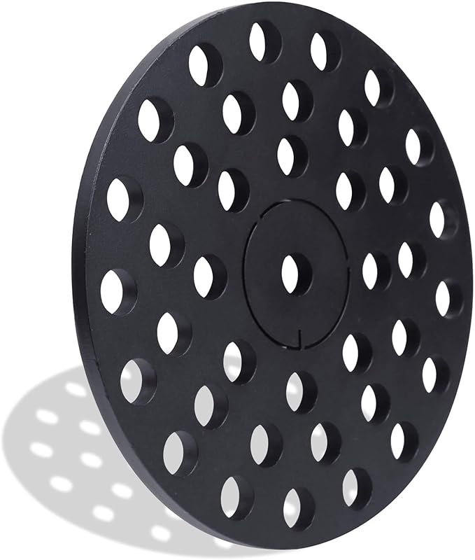 5" Cast Iron Drain Cover with Removable Drain Ports, Garage Drain Cover, Floor Drain, Floor Strainer