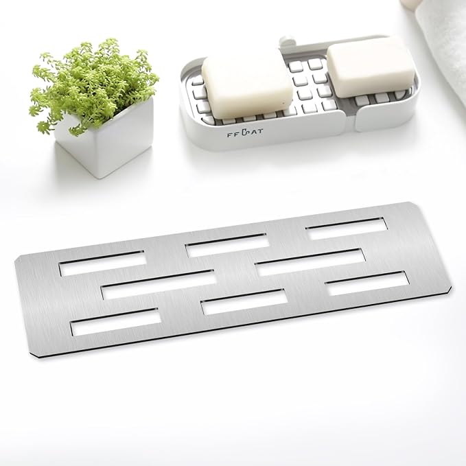 Rectangular Shelf for 12 Inch Tile Prefabricated Niches, Shower Niche Shelf with Brushed 316 Stainless Steel Finish, Fits 1/8 inch Grout Lines Shower Niche Insert