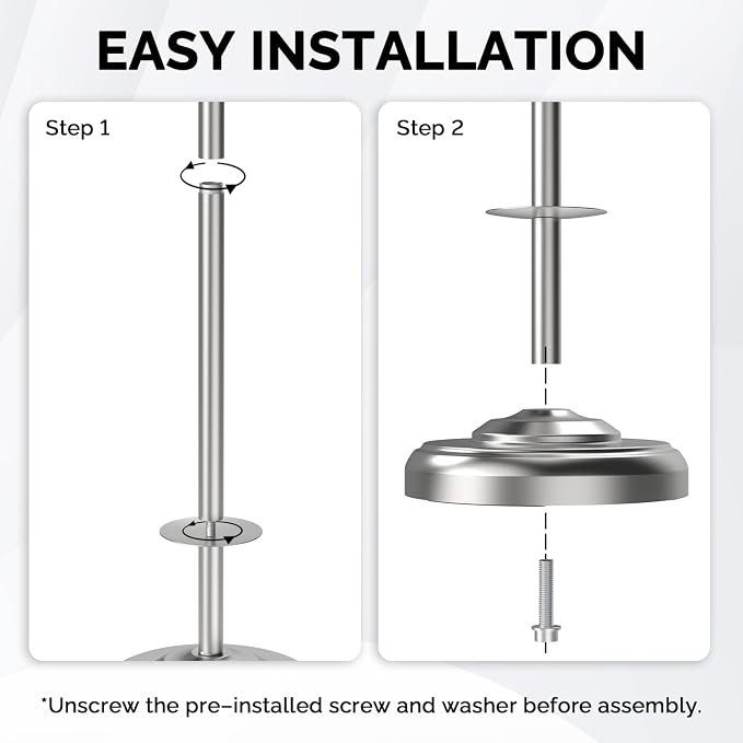 Toilet Paper Holder Stand with Storage 4 Extra Rolls, Brushed Nickel | 304 Stainless Steel, Stable Weighted Base,Space-Saving, Classic Retro Style Bathroom Storage Organizer Waterproof & Rustproof